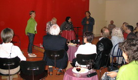 Catherine Breton, Claude Duneton, Valérie Rouzeau et Jérôme Prevost - Dithyrambes Juin 2007 - Centre Culturel Tinqueux - Reims